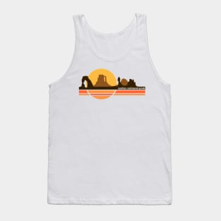 Arches National Park Retro 70s Tourist Souvenir Tank Top